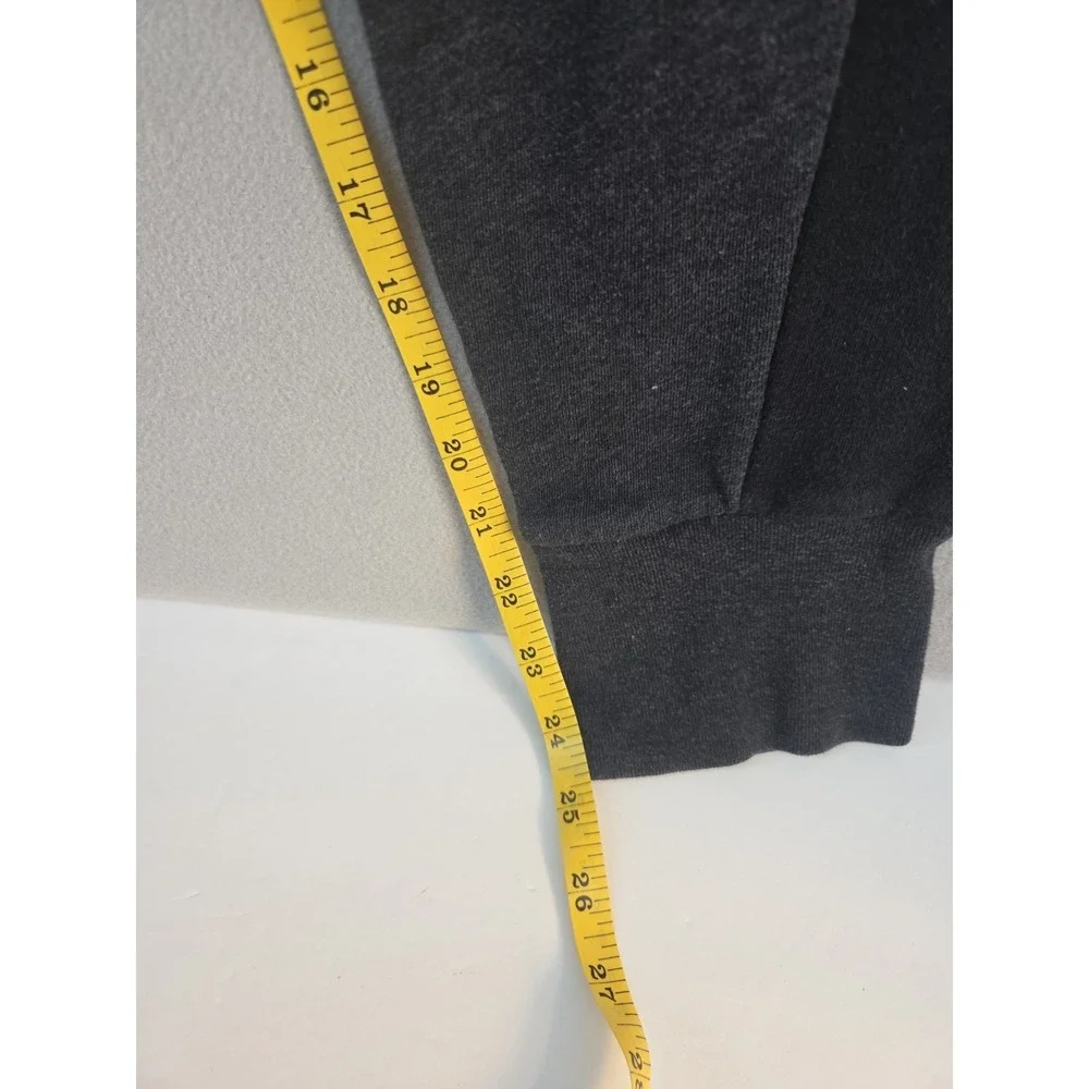 Pink Sweat Pants, Women Medium, Dark Gray, Pockets, Drawstring‎